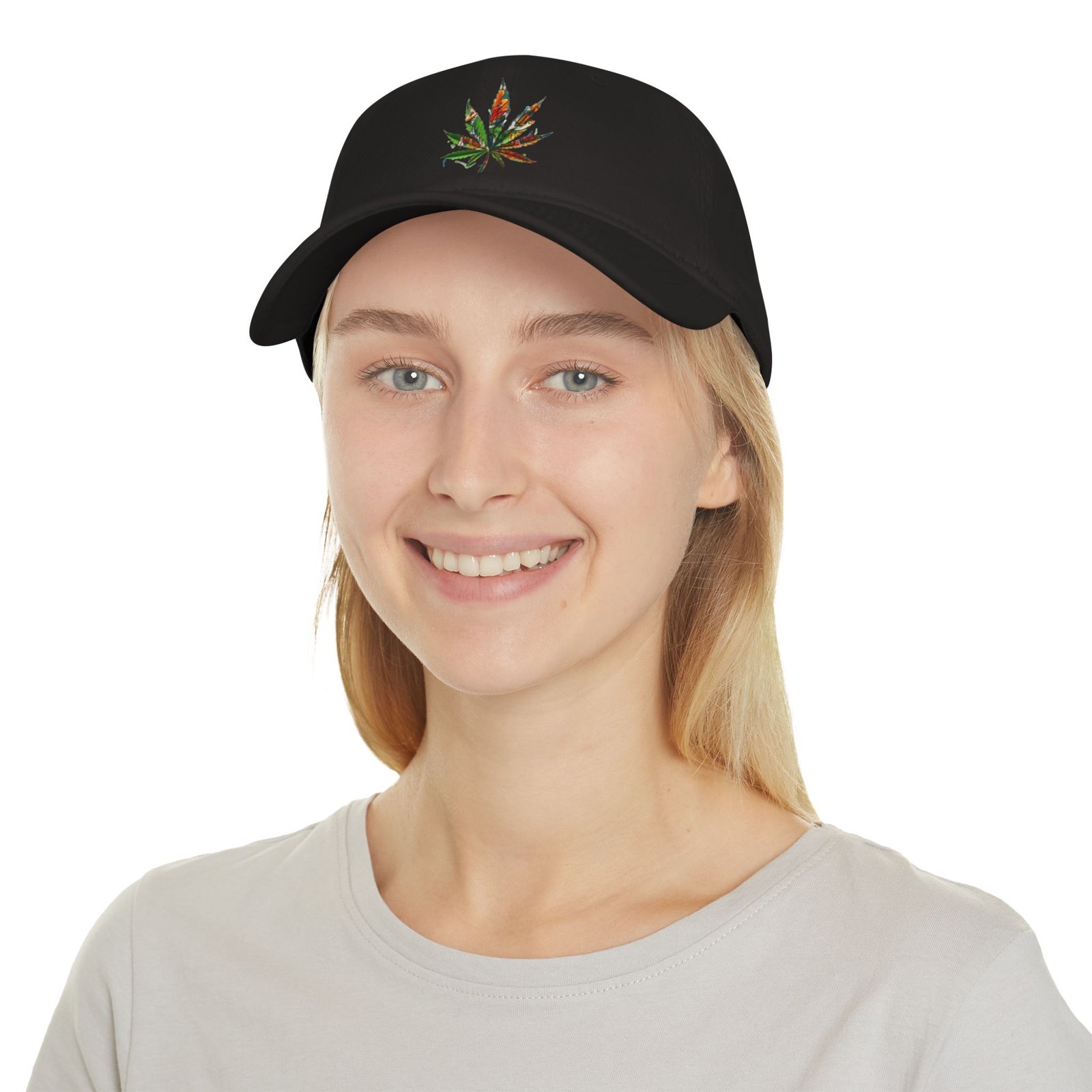 Rasta Music Reggae Jamaica Cannabis Marajuana Low Profile Baseball Cap - Image 8