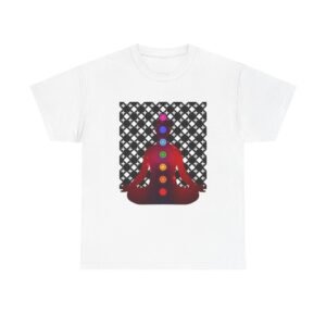 Chakras Yoga Unisex  Heavy Cotton Tee