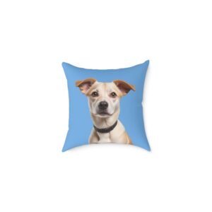 Jack Russell Square Poly Canvas Pillow