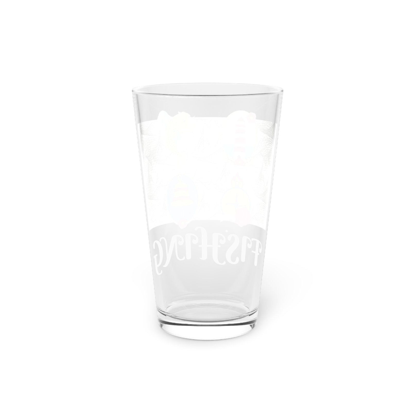 Fish Fishing Water Sports Glass Pint Glass, Unique Beer Glass, Funny Gift for Fisherman, Independence Day Drinkware, Perfect for Summer BBQs - Image 4