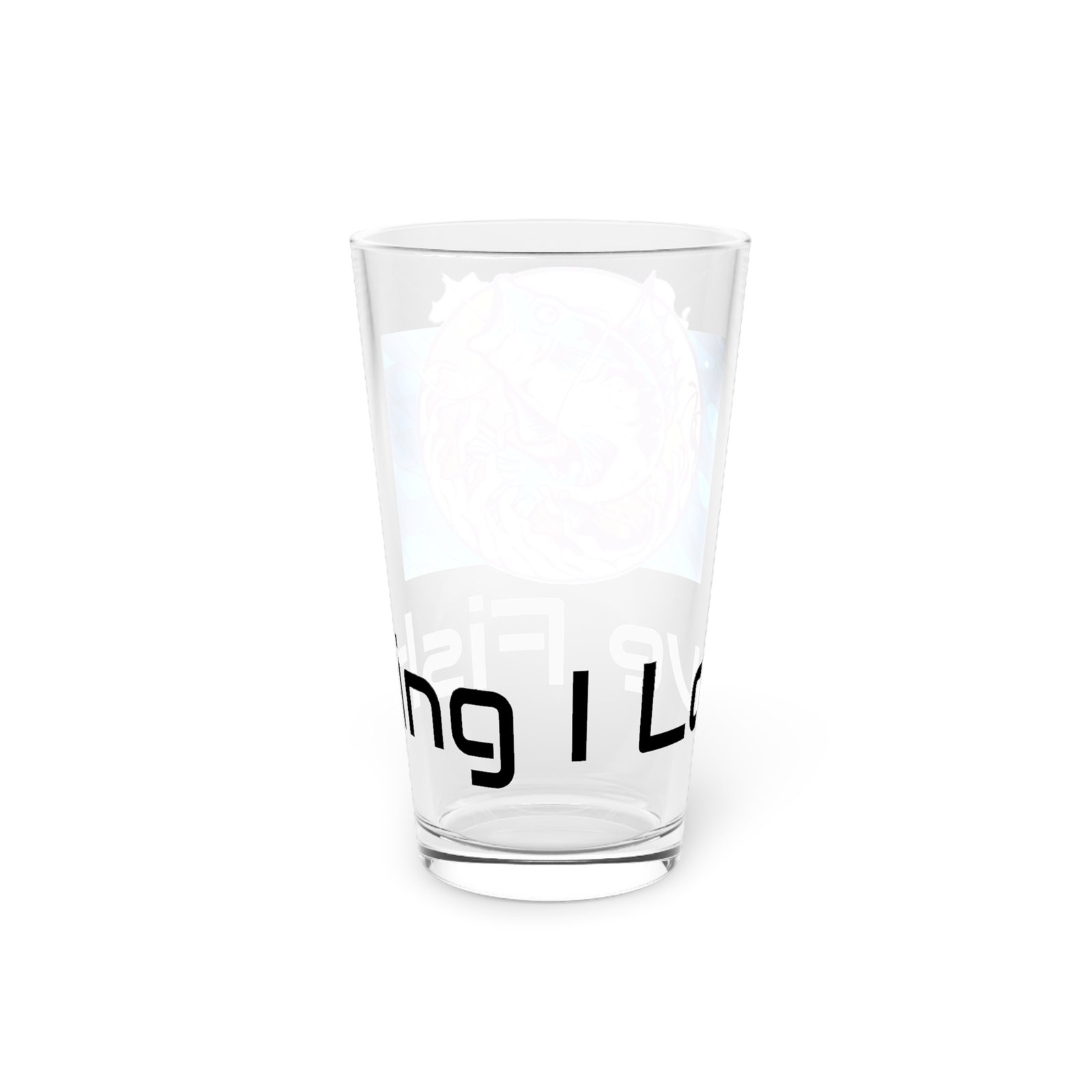 Fish Fishing Water Sports Glass Pint Glass, Unique Beer Glass, Funny Gift for Fisherman, Independence Day Drinkware, Perfect for Summer BBQs - Image 4