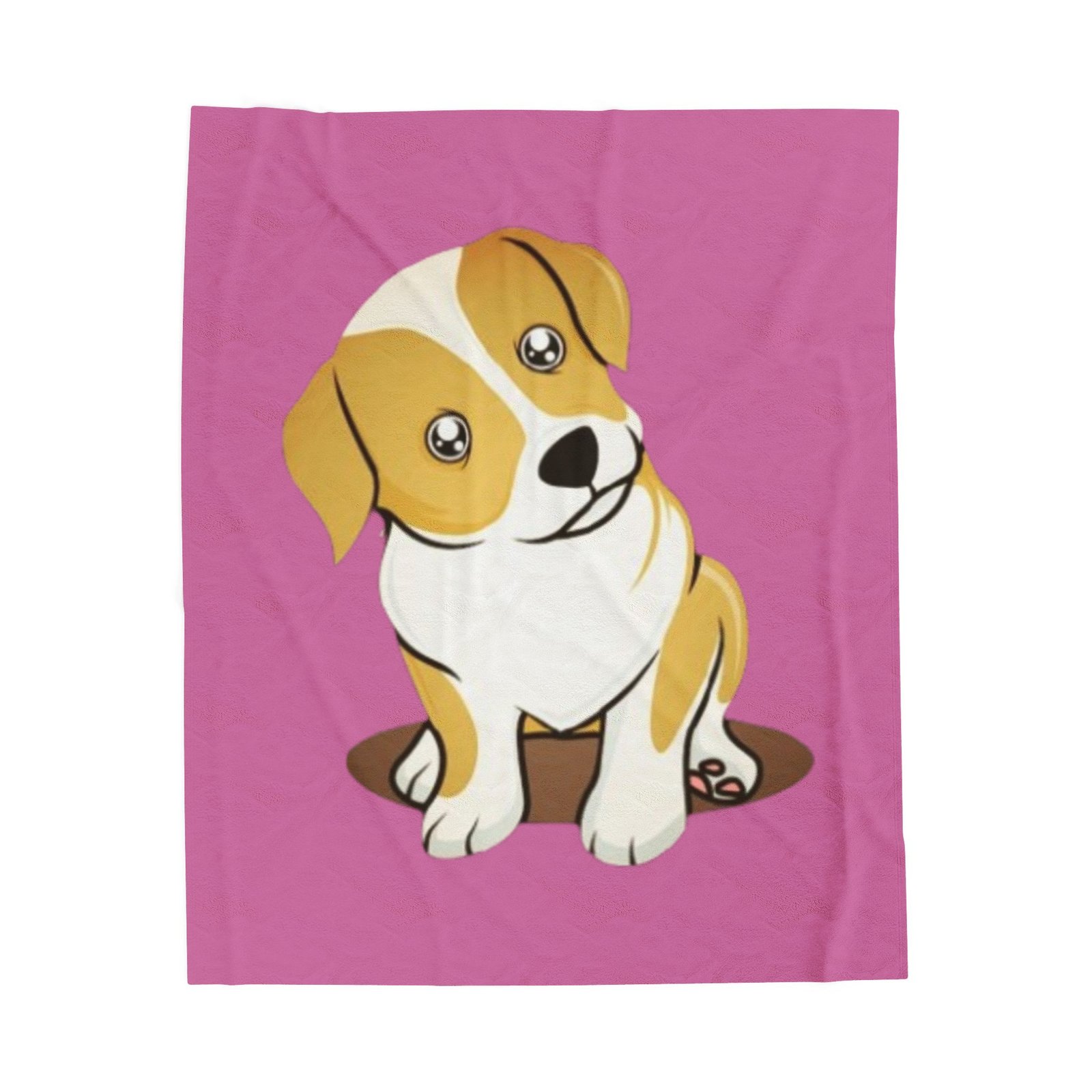 Terrier Dog Custom Dog Portrait Velveteen Plush Blanket | Cozy Pet Lover Gift - Image 5