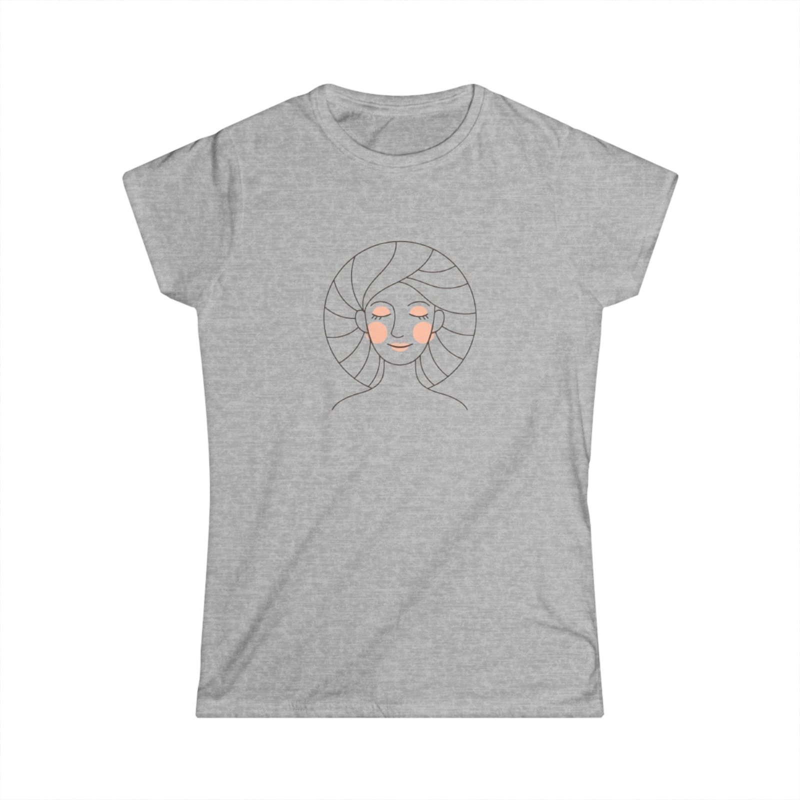 Hair Lines Soft style Tee - Image 4