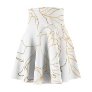 Print Women's Skater Skirt - Boho Chic Style for Spring & Summer