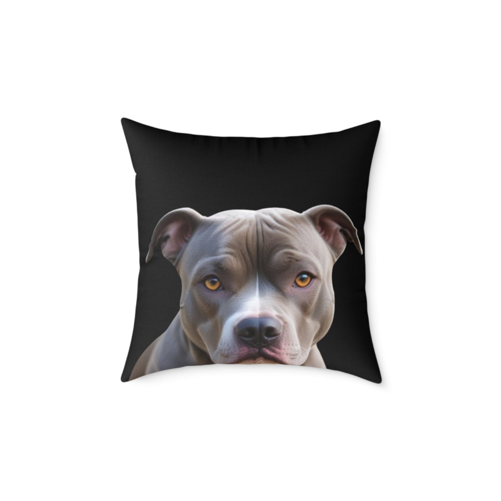 Staffordshire Bull Terrier Square Poly Canvas Pillow - Image 9