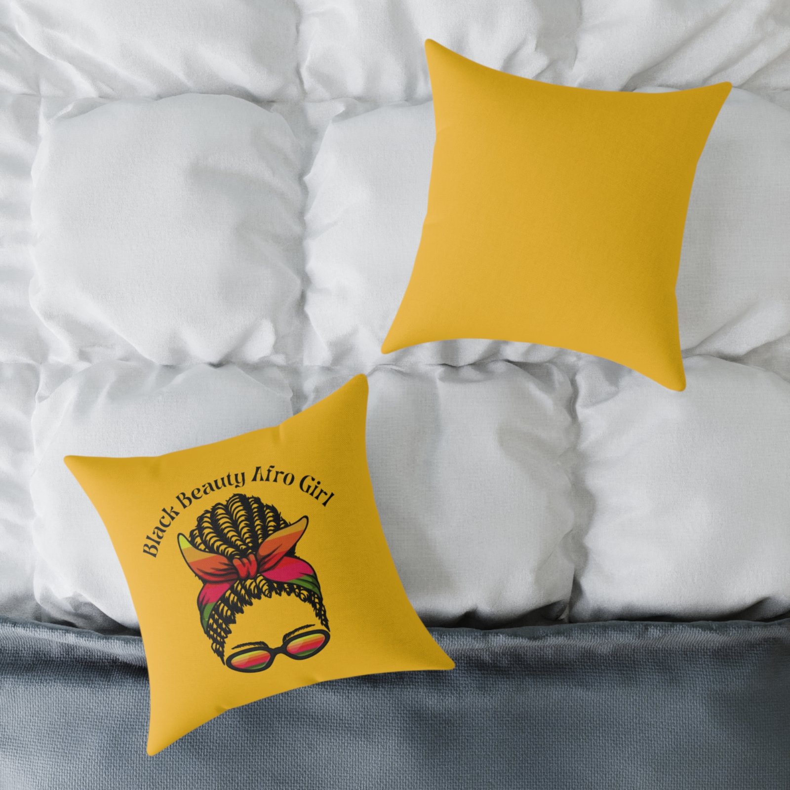 Jamaica Reggae Rasta Music Spliff Cannabis Square Poly Canvas Pillow 08 - Image 8