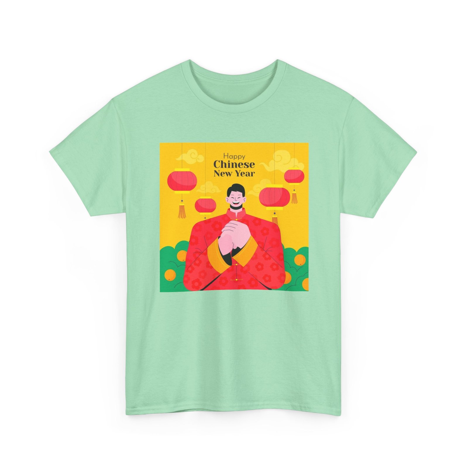 Chinese China Oriental Unisex Heavy Cotton Tee - Image 39
