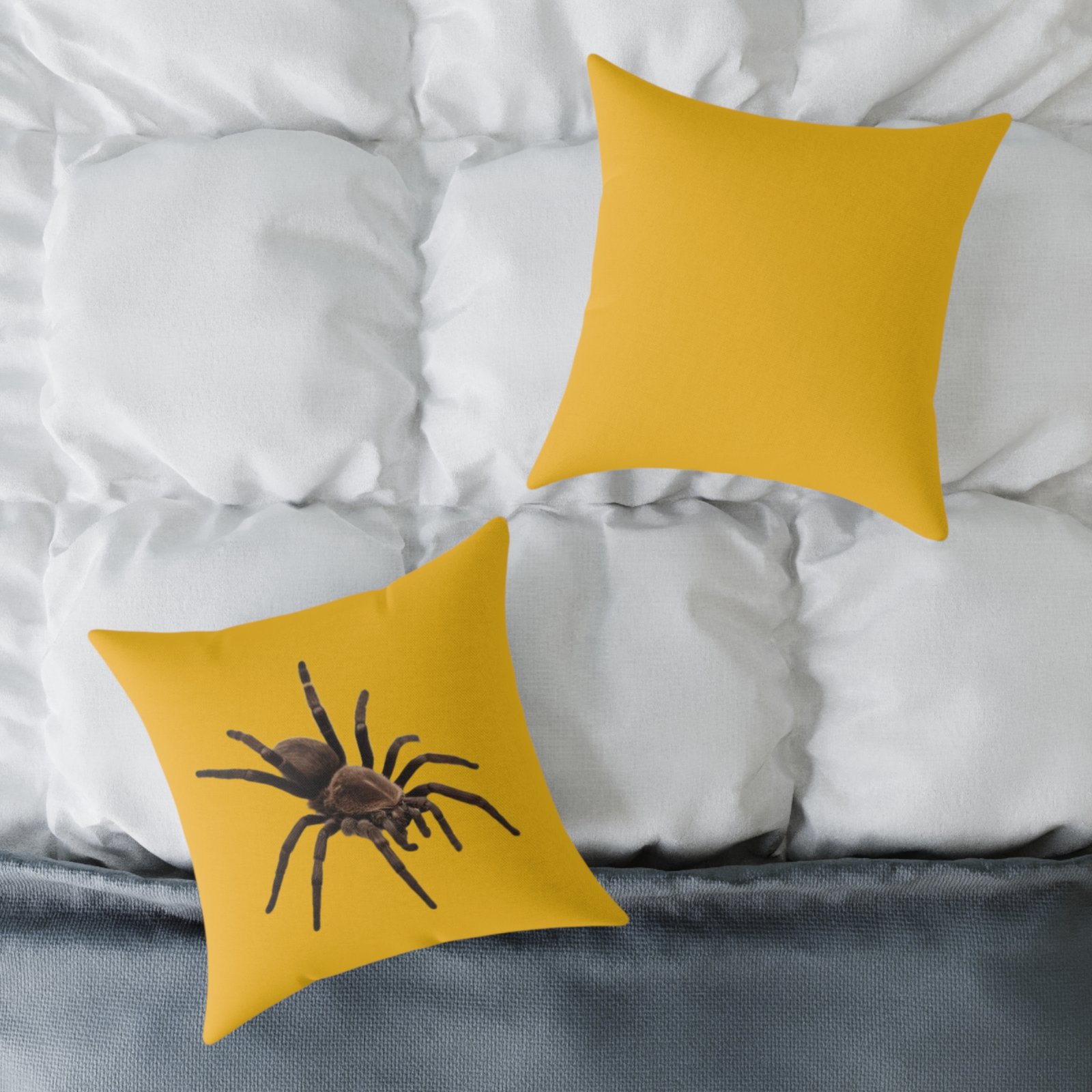 Spider Square Poly Canvas Pillow - Image 8