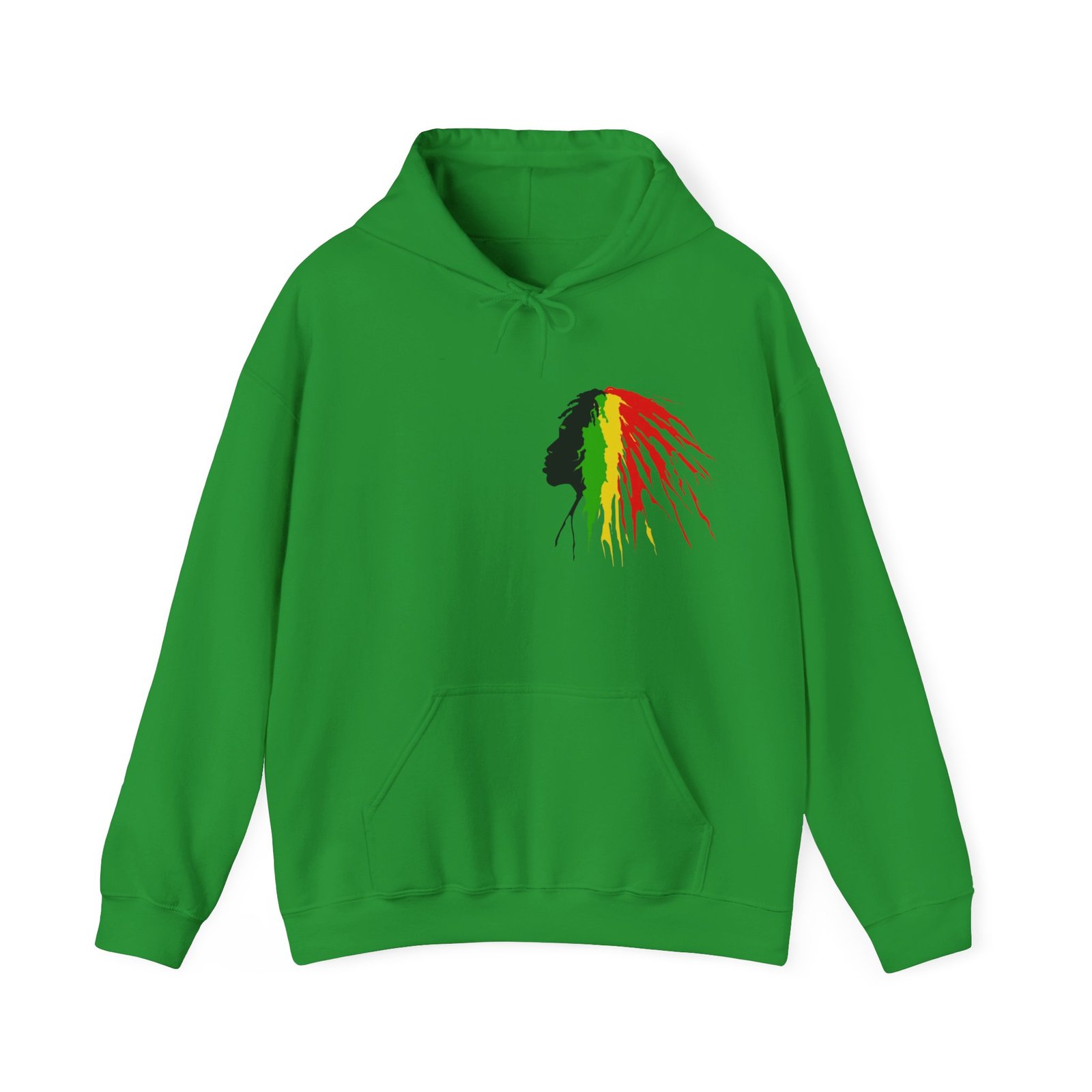 Quote Rasta Reggae Jamaica Hoodie Unisex Heavy Blend™ Hooded Sweatshirt 08 - Image 41