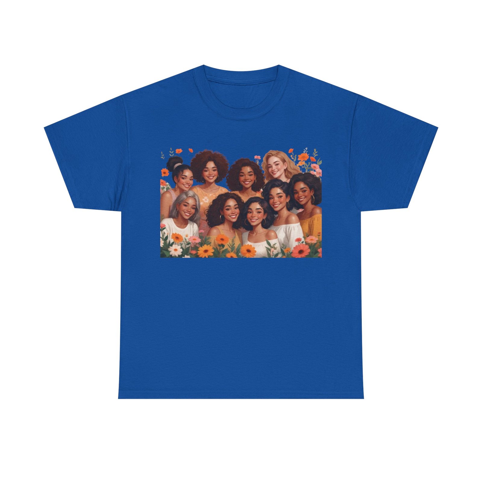 Among The Flowers Unisex Heavy Cotton Tee - Image 49