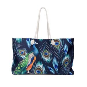 Peacock Pattern Stylish Women Weekender Bag