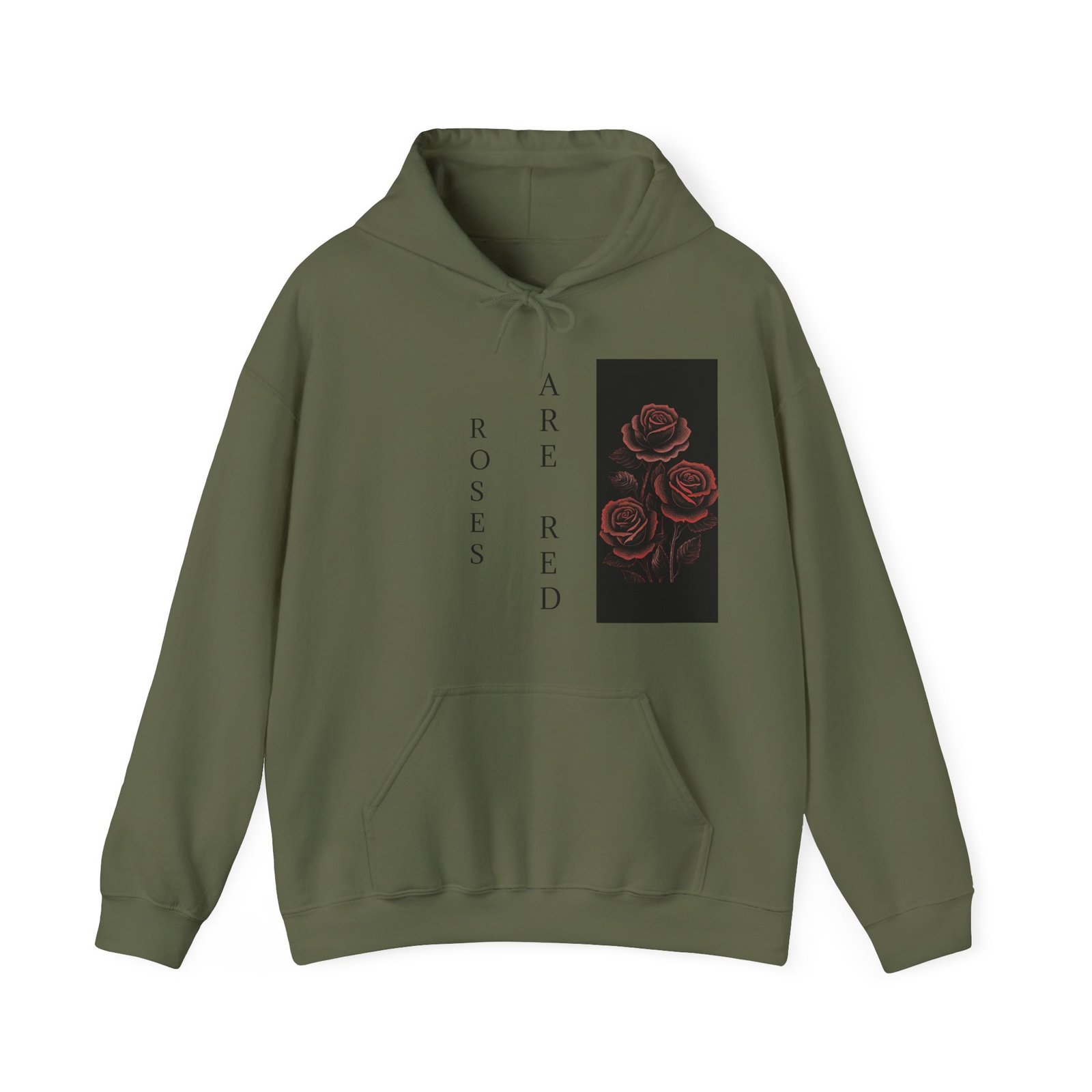 Skull Roses Tattoo Flowers Hoodie, Gothic Sweatshirt, Edgy Pullover, Dark Floral - Image 37