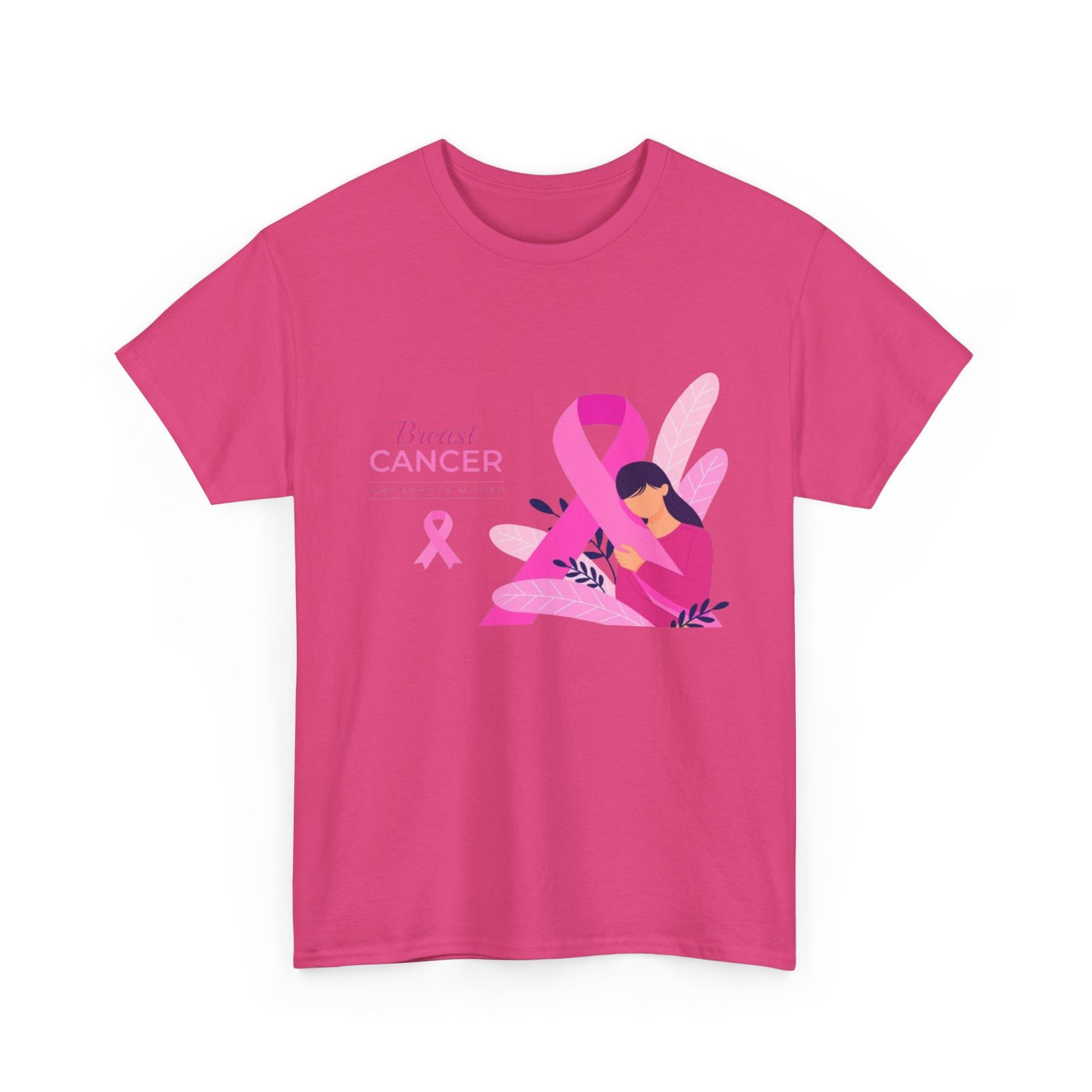 Breast Cancer Awareness Unisex Heavy Cotton Tee - Image 71