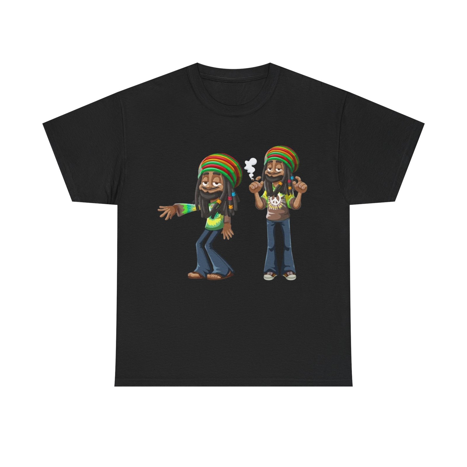Rastafarian Vibez Unisex Heavy Cotton Tee - Image 5