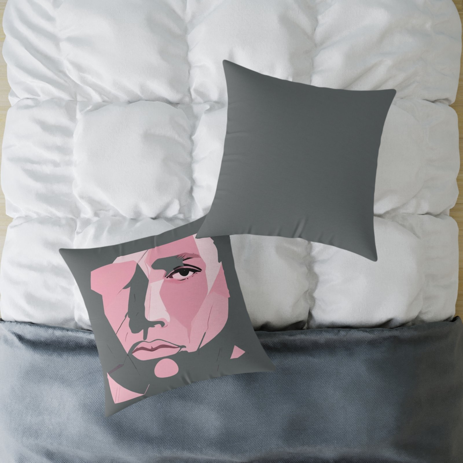 Abstract Square Poly Canvas Pillow - Image 16