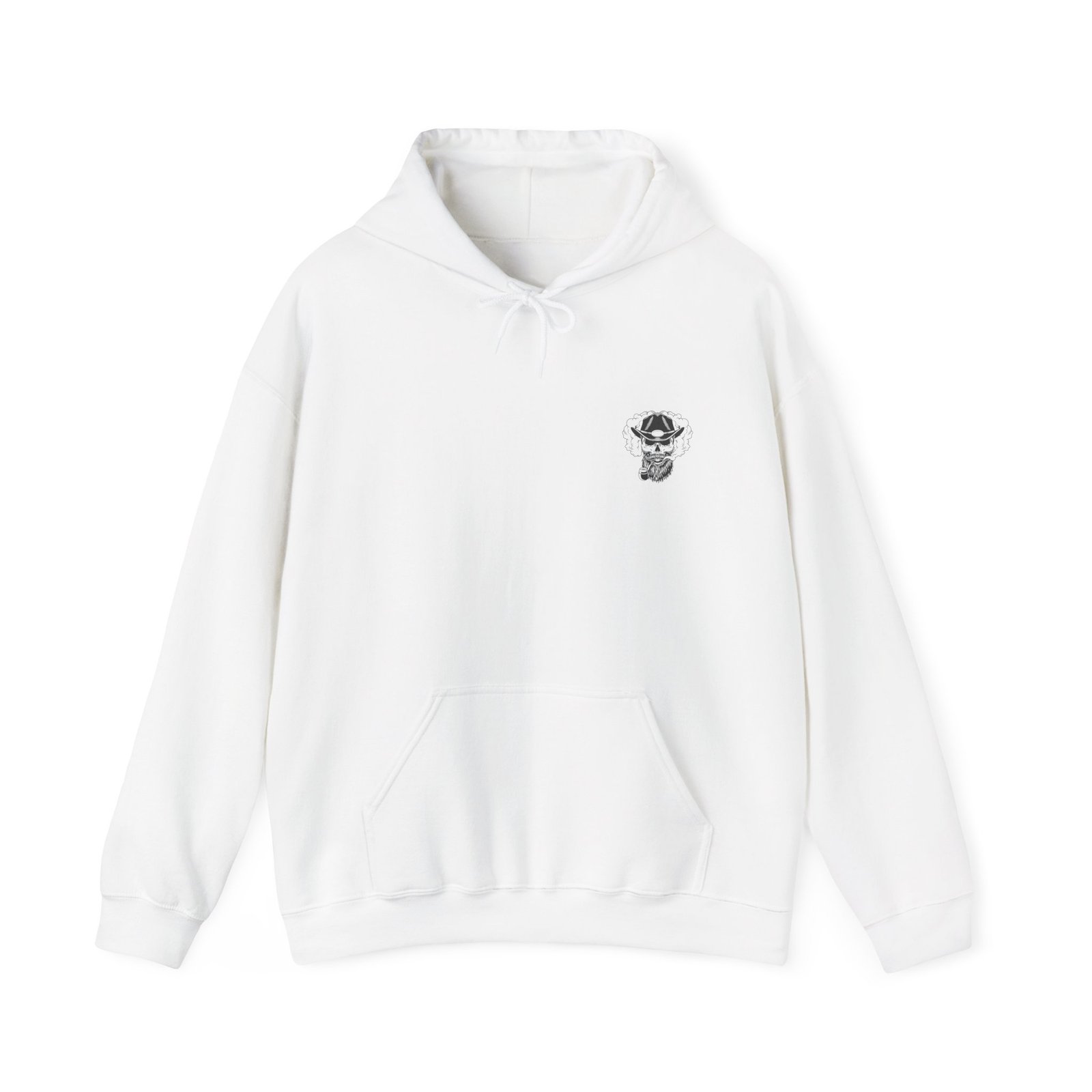 Gangster Skull Tattoo Hooded Sweatshirt. Unisex Heavy Blend™ Hooded Sweatshirt