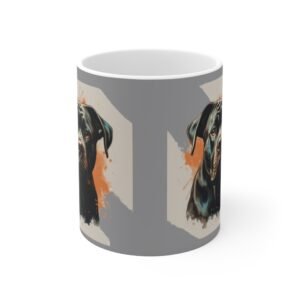 Bull Terrior Ceramic Coffee Cups, 11oz, 15oz