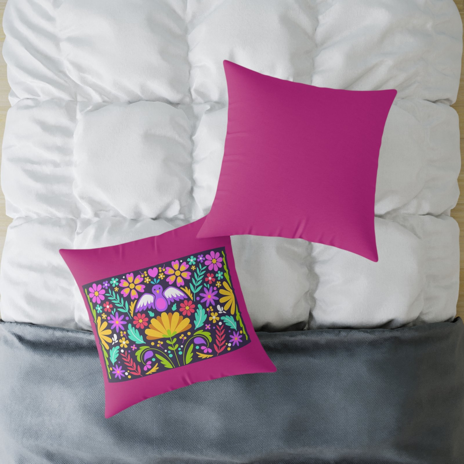 Mexico Square Poly Canvas Pillow - Image 16