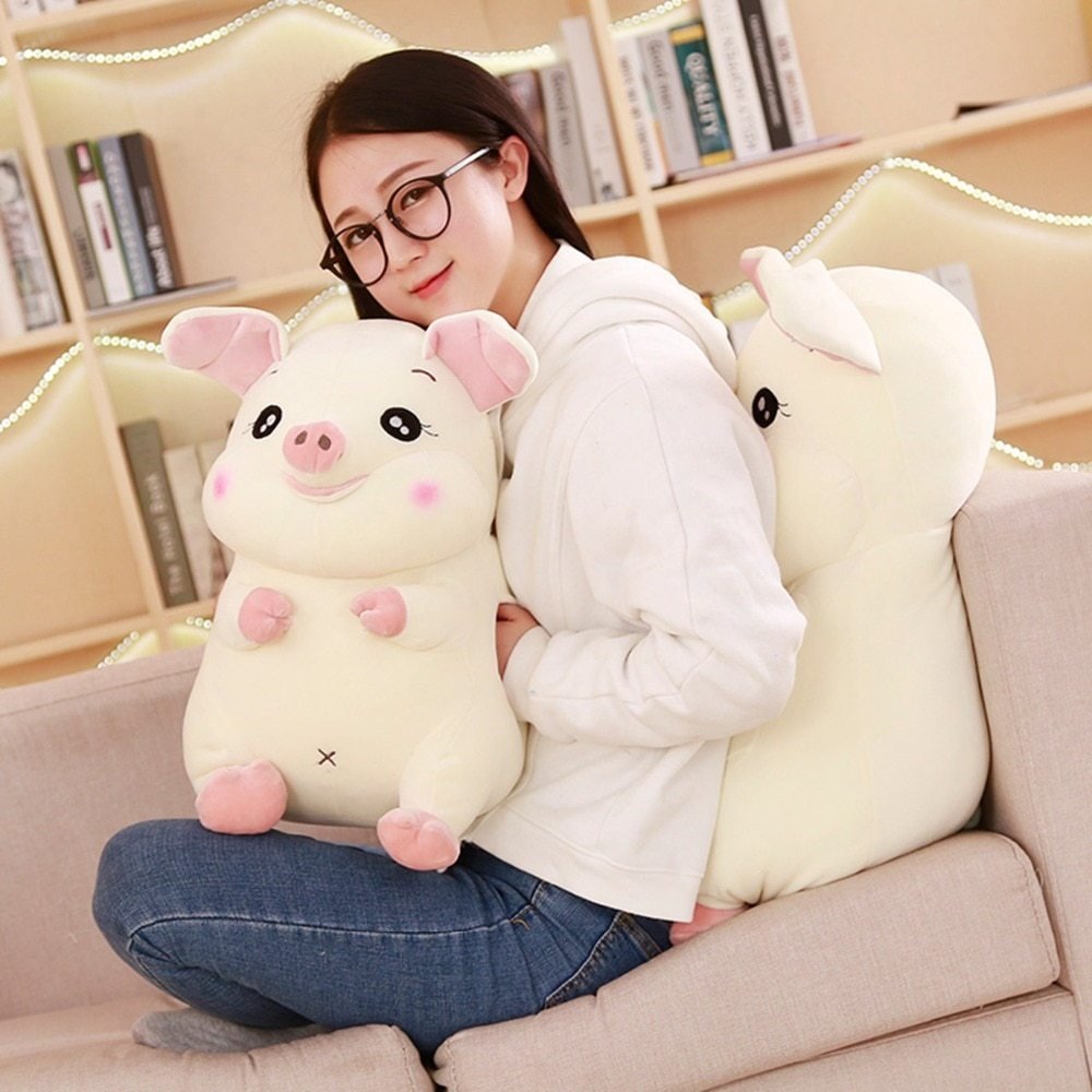 Soft Ig Plush Toy Soft Stuffed Cute Animal Pig Lovely Dolls For Kids Appease Toy Baby's Room Decoration - Image 3
