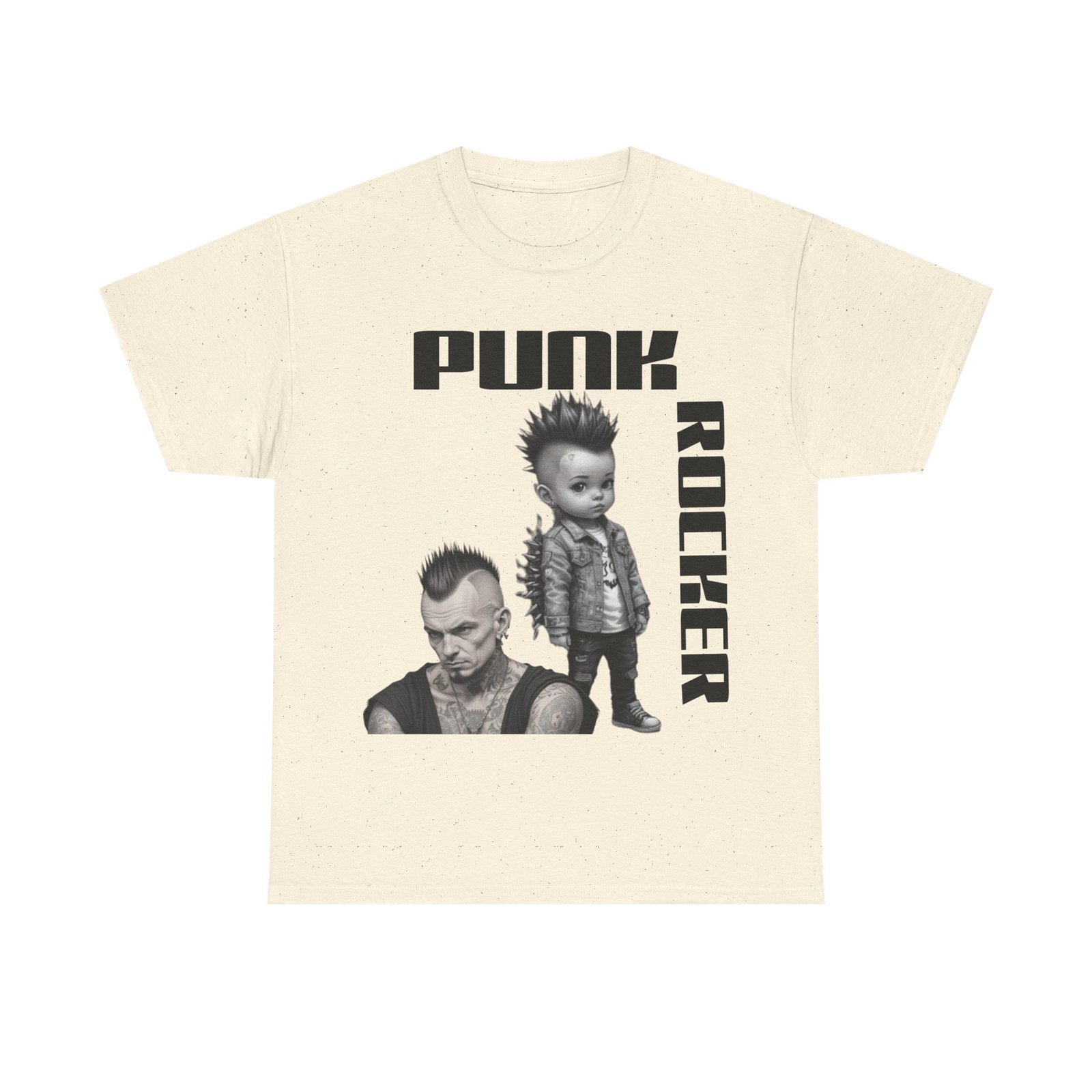 Punk Mother Daughter Father Son Grandparents Grandkids Matching Unisex Heavy Cotton Tee - Image 33