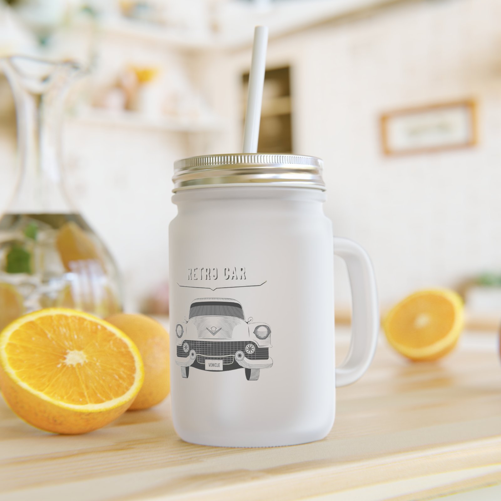 Classic Cars Mason Jar - Image 4