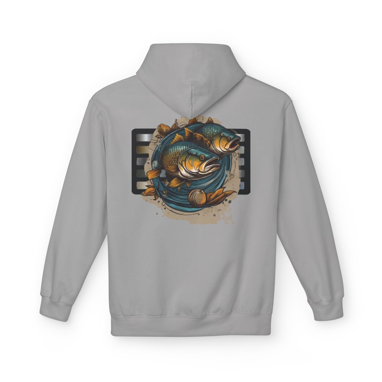 Fishing Adventure Water Sport Fleece Hoodie | Perfect Gift for Anglers, Outdoor Enthusiasts, Fishing Trips, Birthdays, and Summer - Image 6