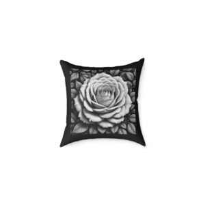 Roses Square Poly Canvas Pillow