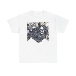 Tattoo Art Unisex Heavy Cotton Tee with Artistic Heart Design - Cool Graphic Tee, Stylish Urban Wear, Casual Outfit, Gift for Art Lovers, [...]