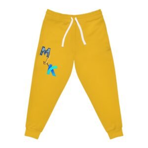 Athletic Joggers with MLK Design, Comfortable Jogging Pants, Sportswear Gift, Activewear, Fitness Apparel, Red Joggers