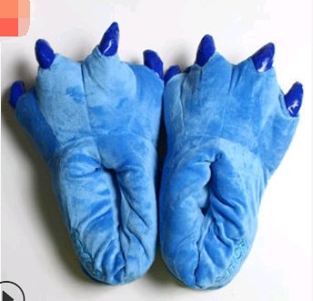 Winter Soft Warm Dinosaur Paw Funny Slippers for Men Women Kids Parent-child Home House Slipper Shoes Room Cotton Shoes - Image 9