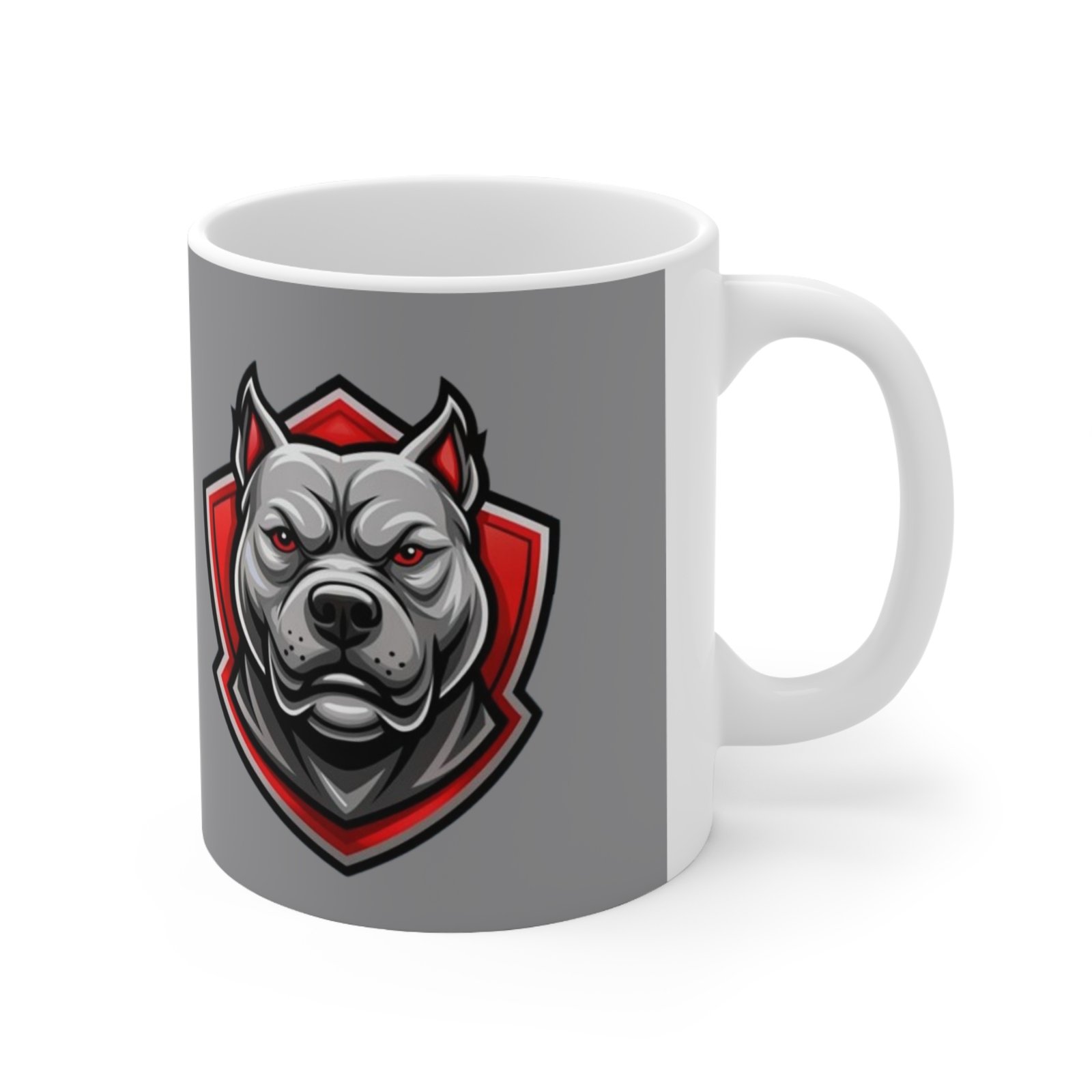 Bull Terrier Ceramic Coffee Cups, 11oz, 15oz - Image 3