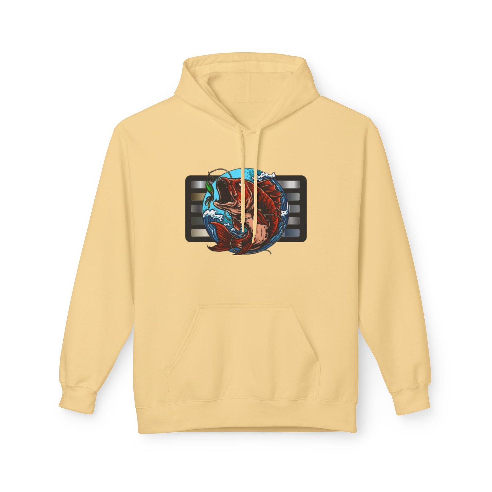 Fishing Adventure Water Sport Fleece Hoodie | Perfect Gift for Anglers, Outdoor Enthusiasts, Fishing Trips, Birthdays, and Summer - Image 13