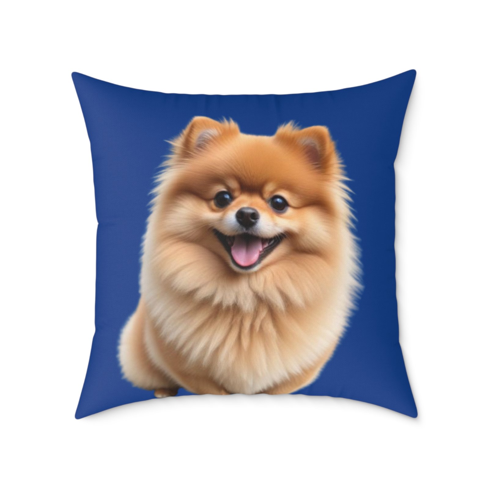 Pomeranian Dog Square Poly Canvas Pillow - Image 17