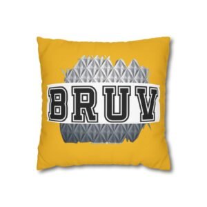 Bruv Square Poly Canvas Pillowcase