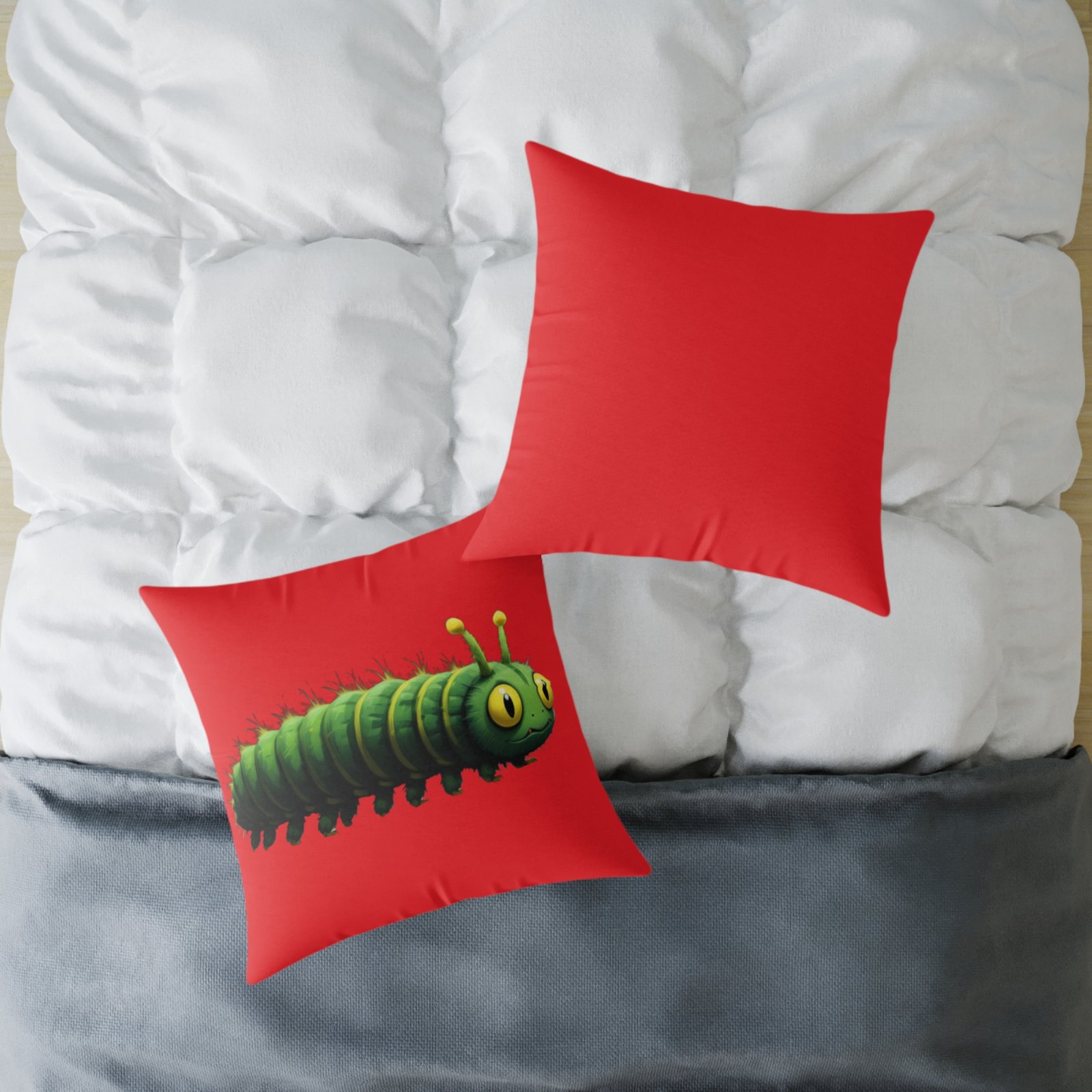Catterpillar Square Poly Canvas Pillow - Image 16