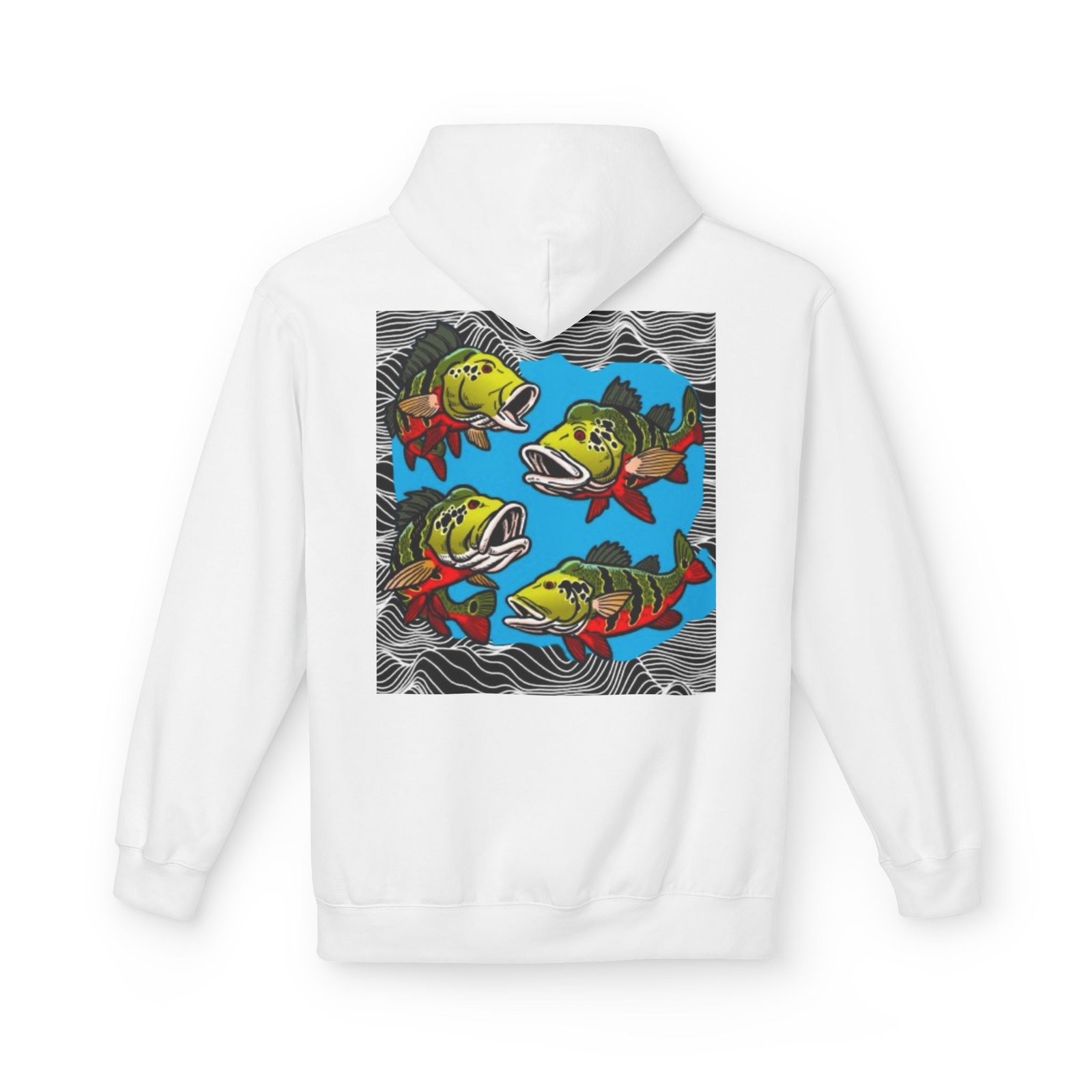 Fishing Adventure Water Sport Fleece Hoodie | Perfect Gift for Anglers, Outdoor Enthusiasts, Fishing Trips, Birthdays, and Summer - Image 2