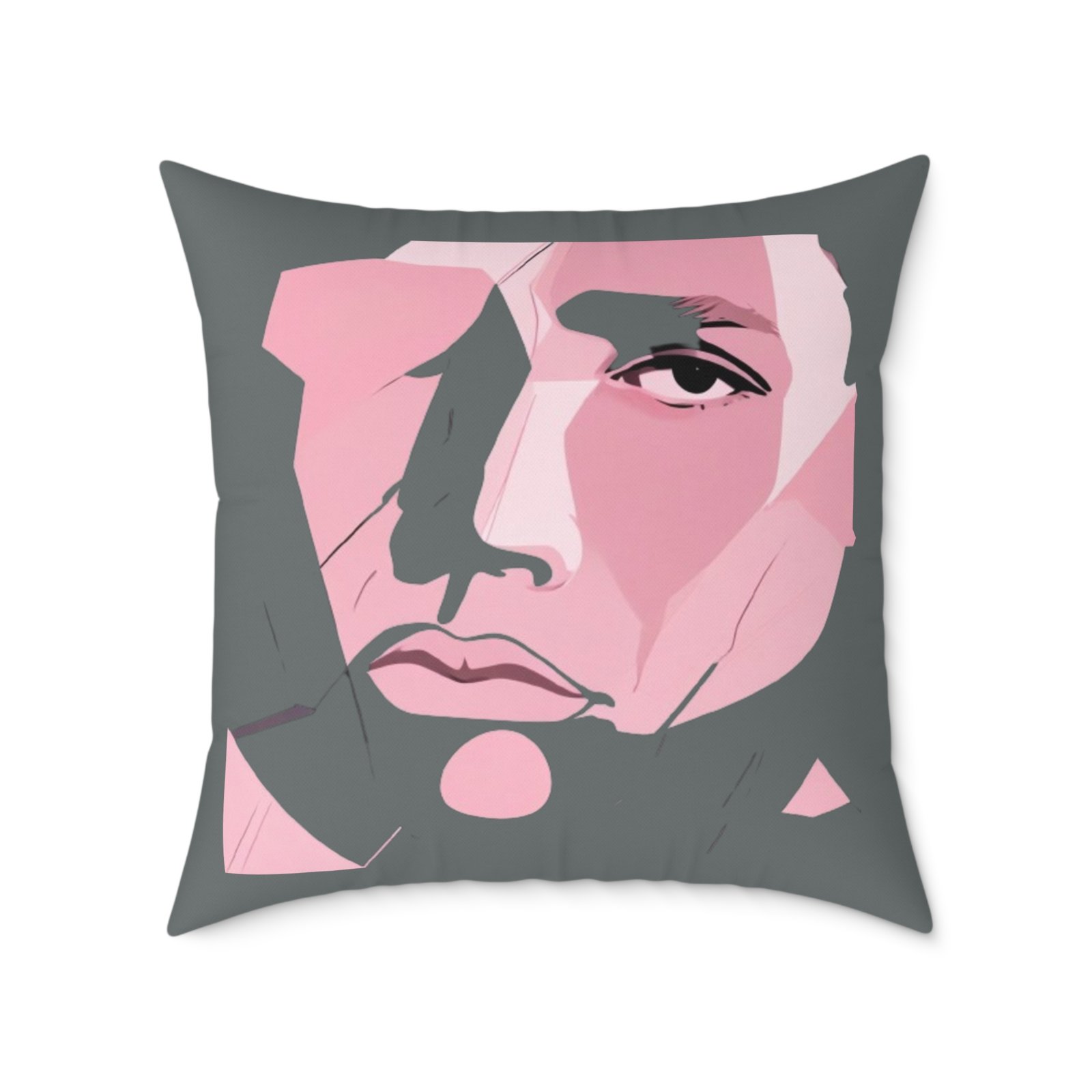 Abstract Square Poly Canvas Pillow - Image 17