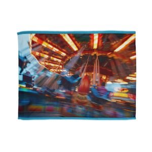 Fairground fun Soft Blanket fairground  fleece cover boat throw bed throw lounge blanket fair ground picture throw travel  gift