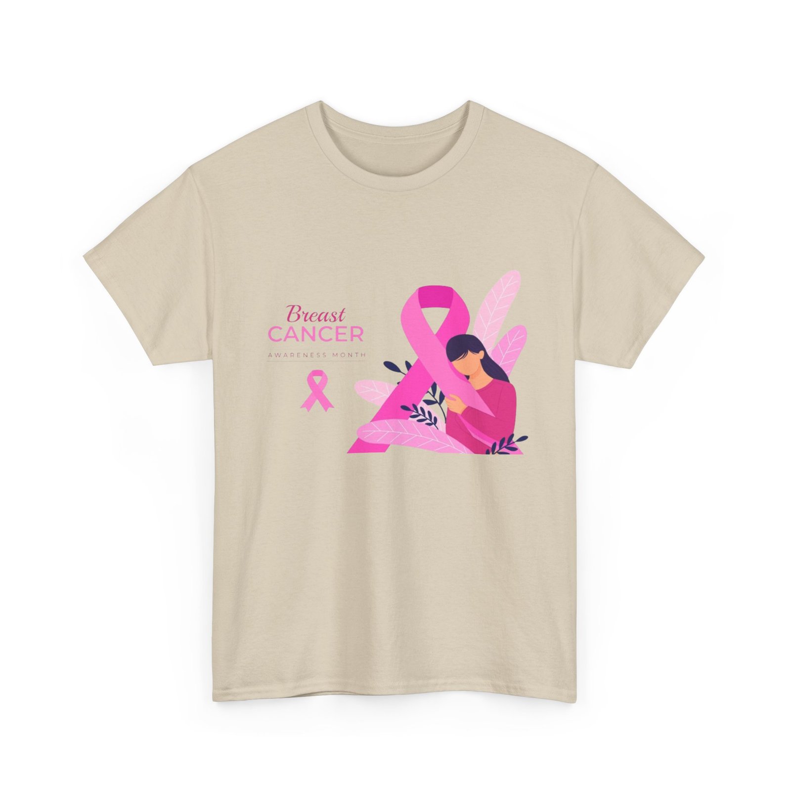 Breast Cancer Awareness Unisex Heavy Cotton Tee - Image 11