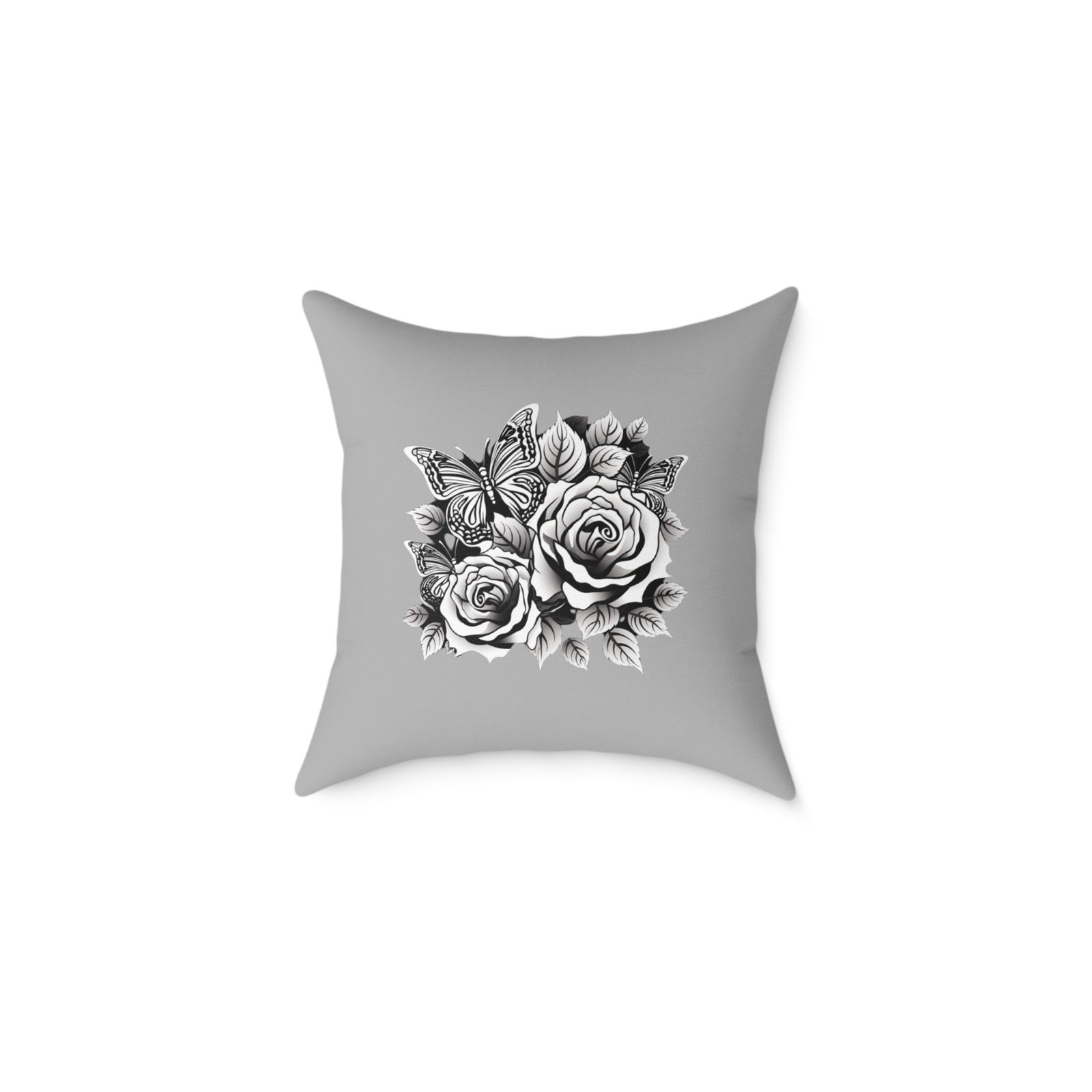 Butterfly Square Poly Canvas Pillow - Image 5
