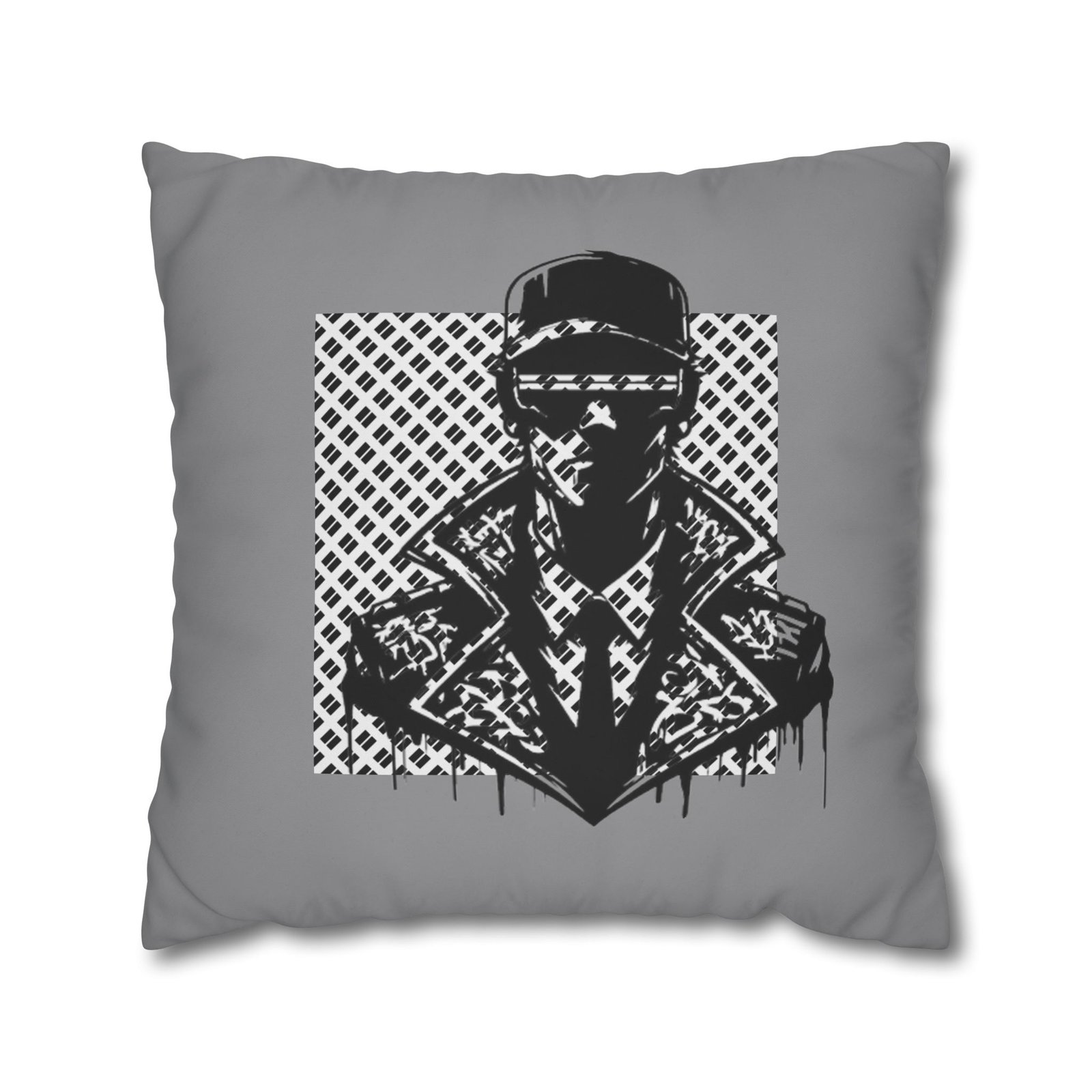 Gangster Square Poly Canvas Pillowcase - Image 13