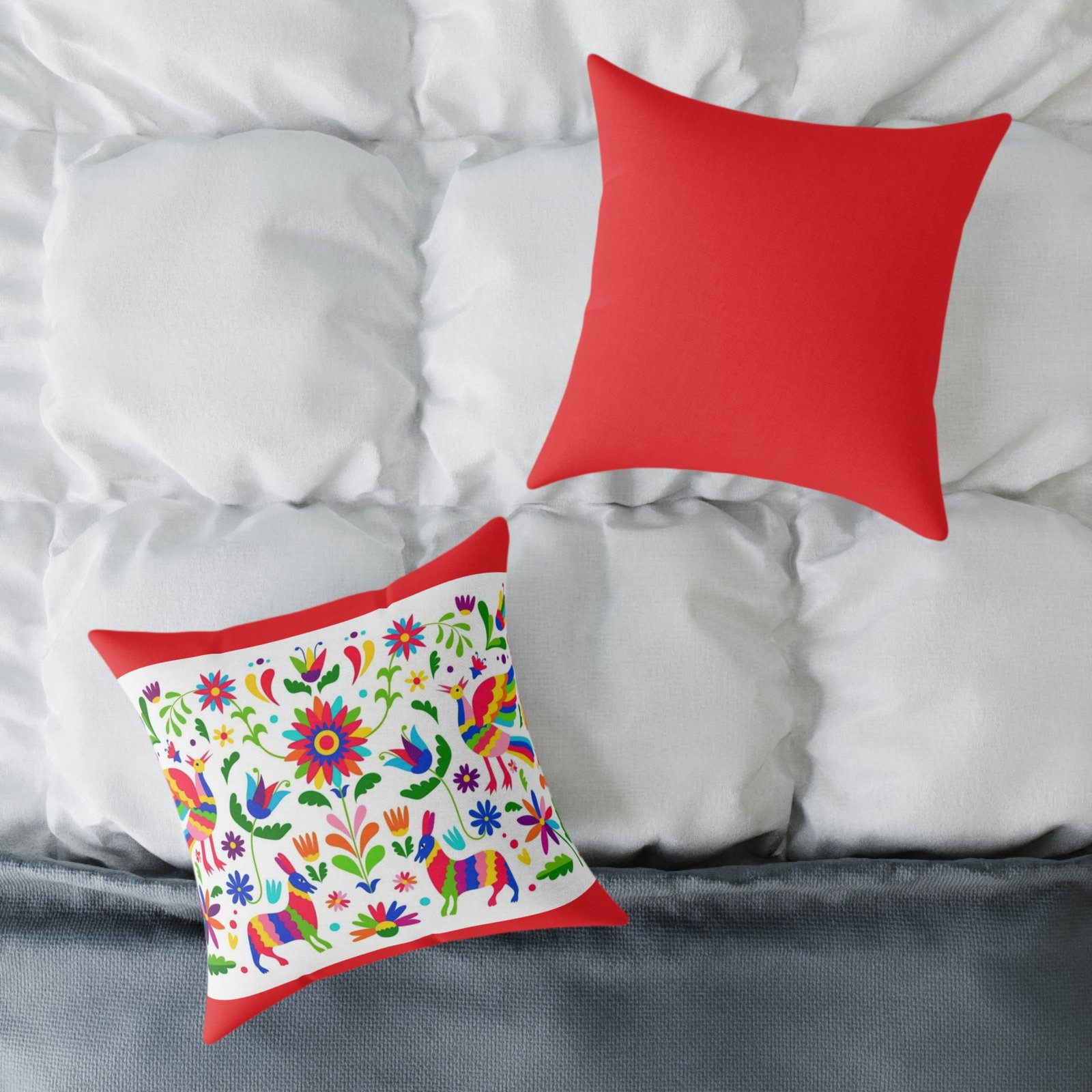 Mexico Square Poly Canvas Pillow - Image 8