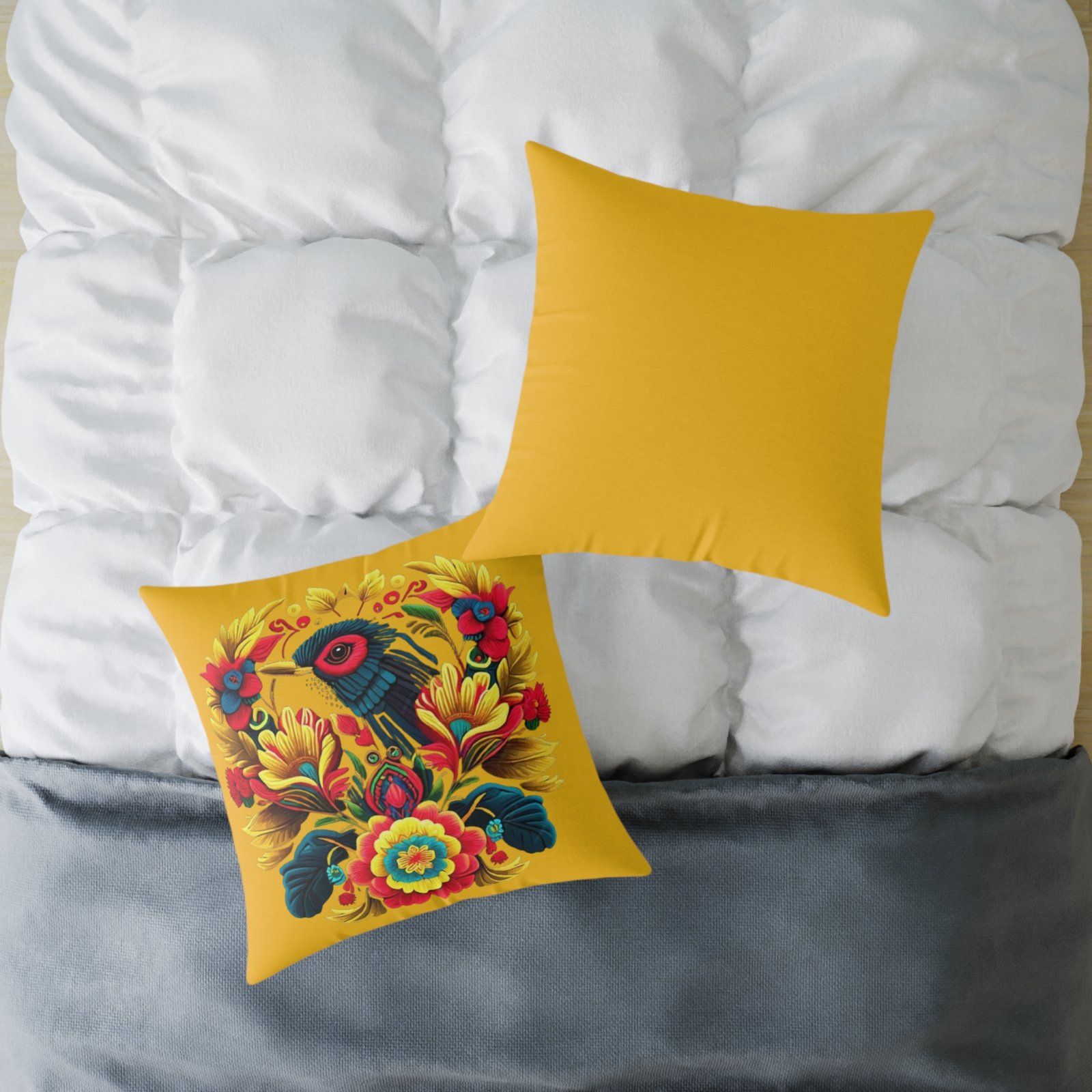 Mexico Square Poly Canvas Pillow - Image 16