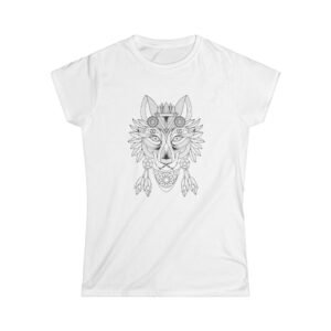 Fox Tattoo Soft  style Tshirt