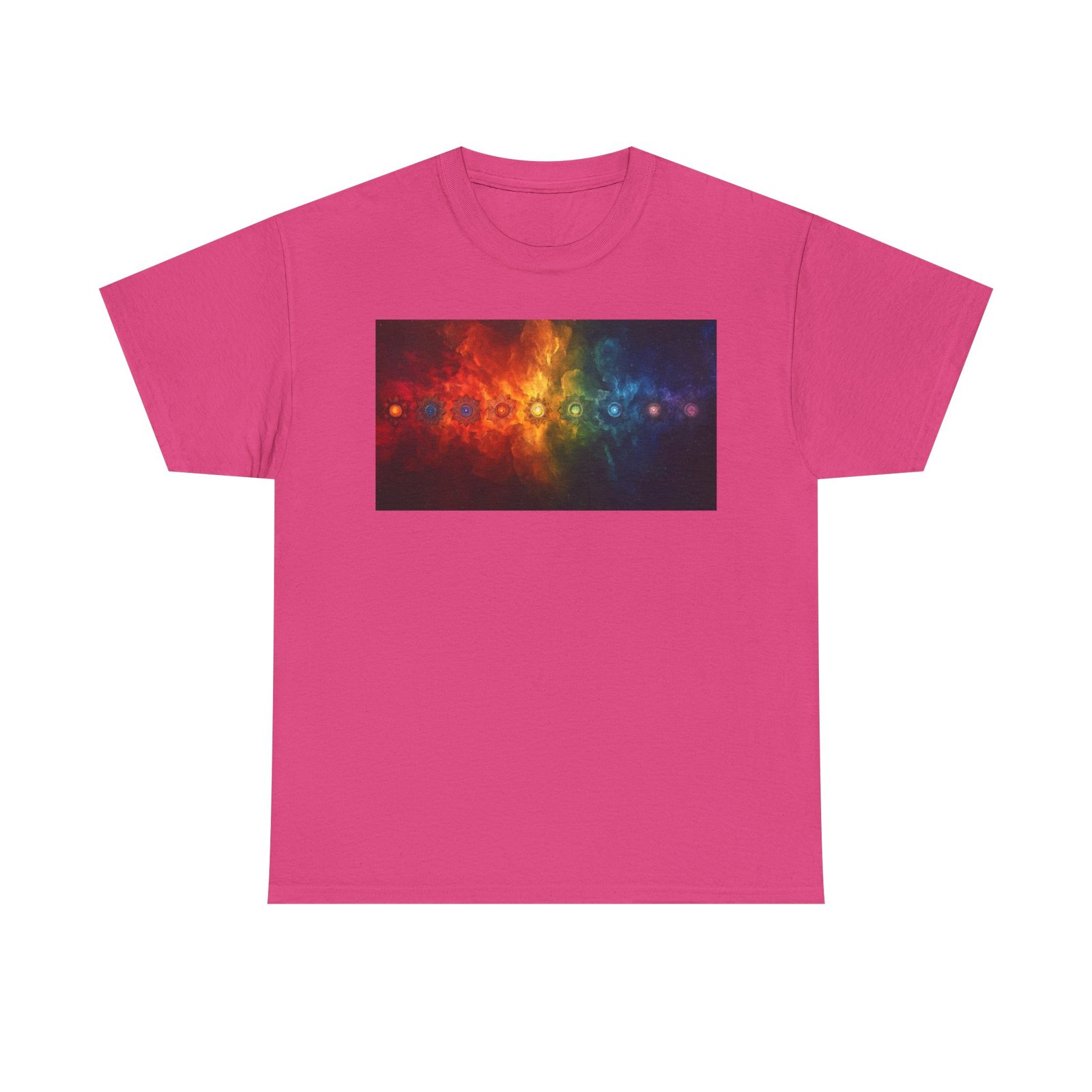 Chakras Yoga Unisex Heavy Cotton Tee - Image 69