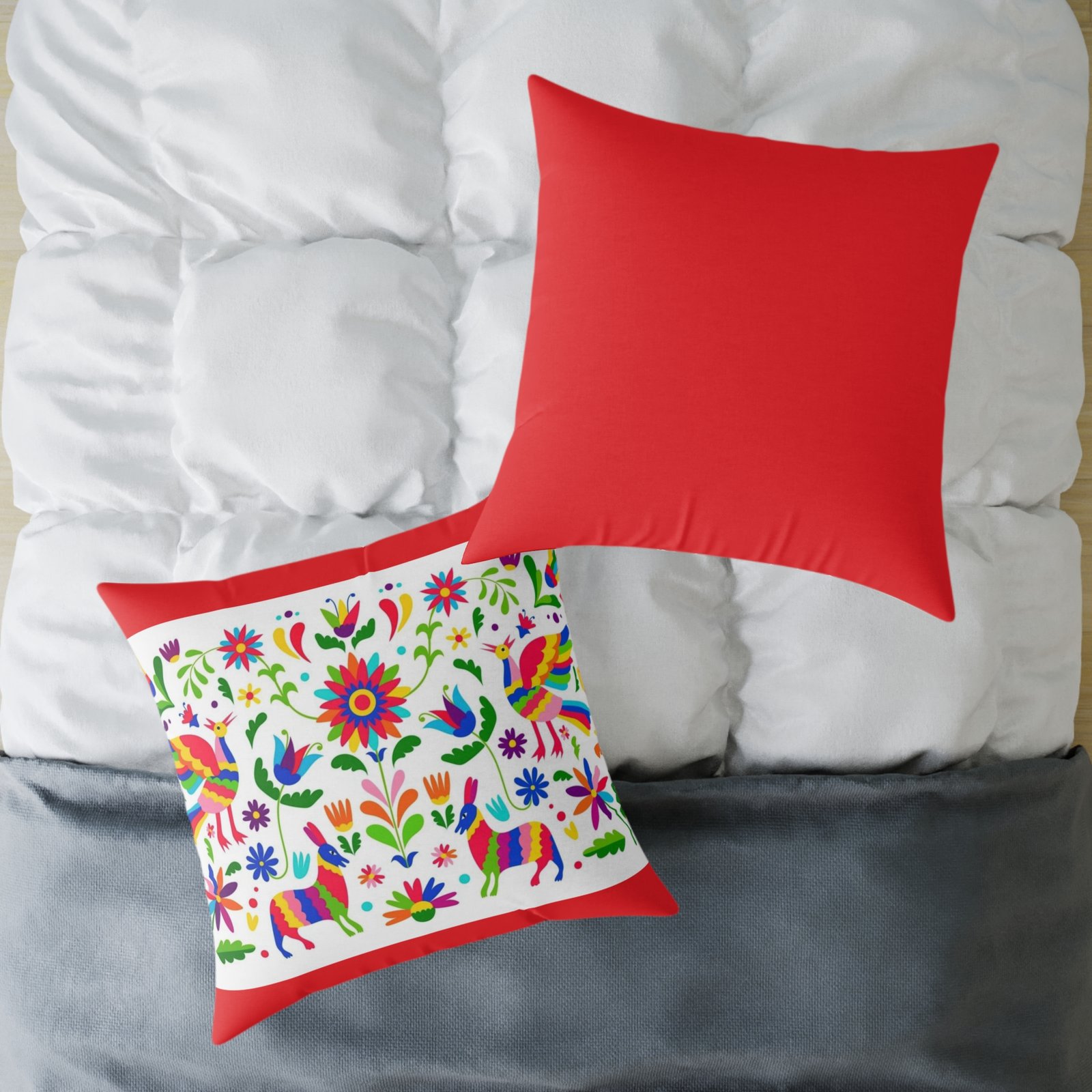 Mexico Square Poly Canvas Pillow - Image 20