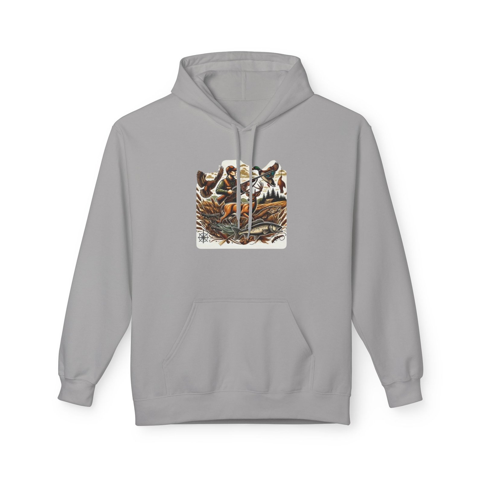 Fishing Adventure Water Sport Fleece Hoodie | Perfect Gift for Anglers, Outdoor Enthusiasts, Fishing Trips, Birthdays, and Summer - Image 5