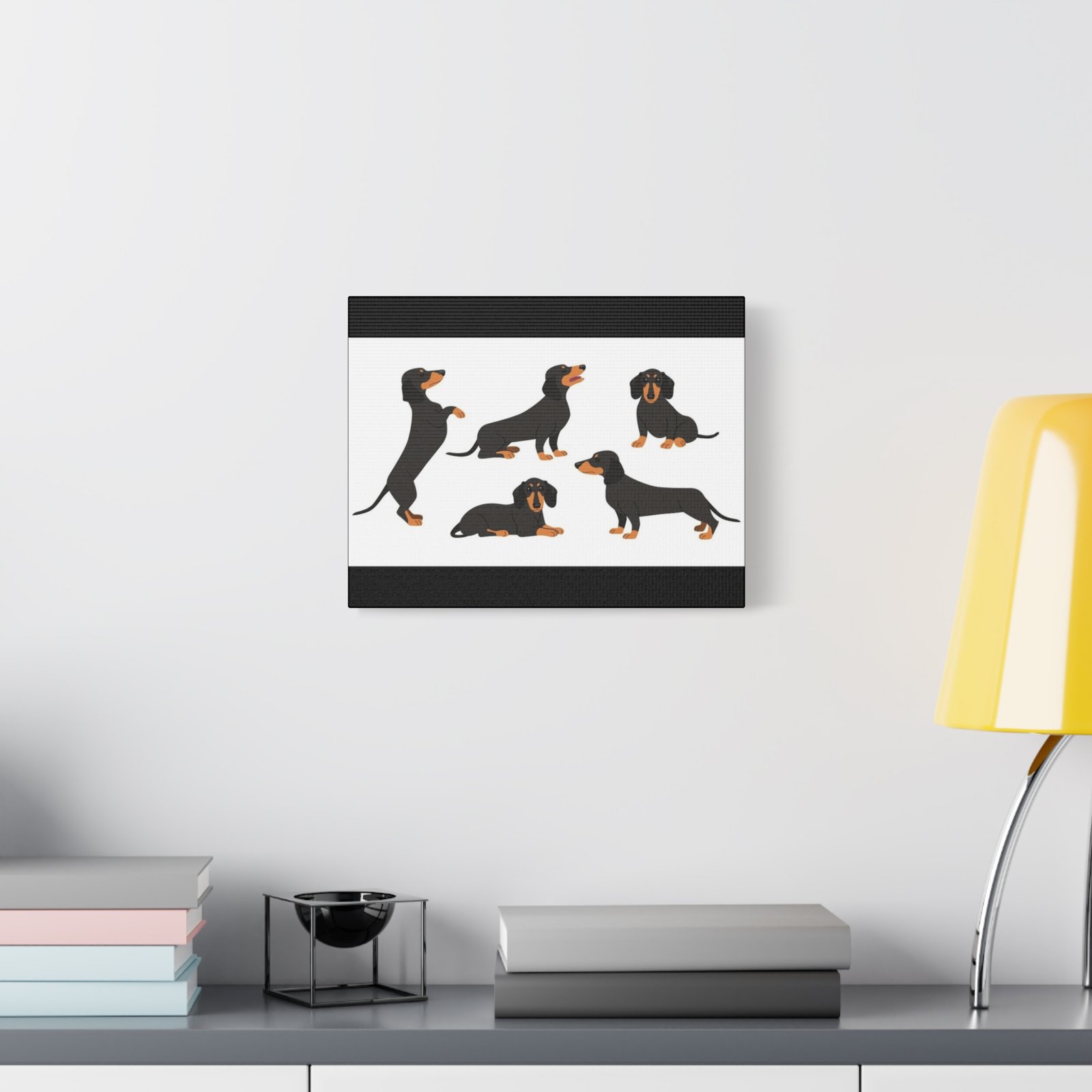 Sausage Dog Canvas Art - 1.25" Stretched Matte Print for Pet Lovers - Image 11