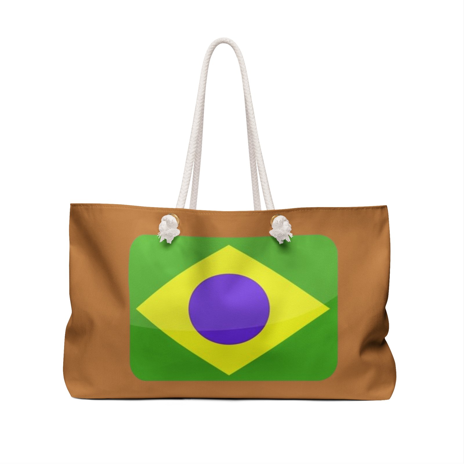 Brazil Flag Stylish Women Weekender Bag - Image 2