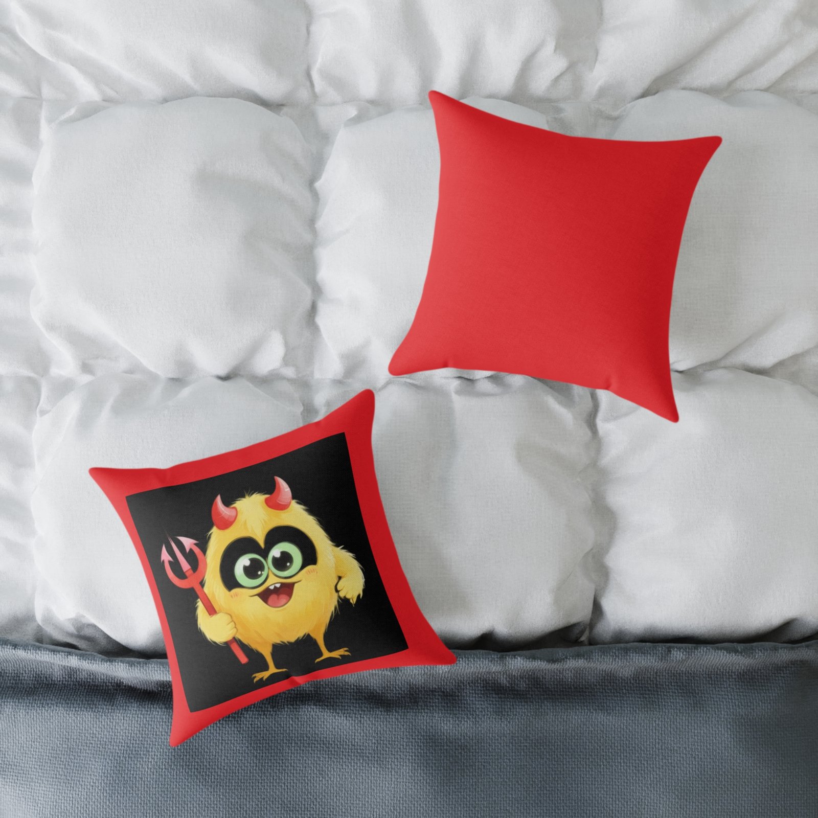 Cheeky Devil Poly Canvas Pillow - Image 4